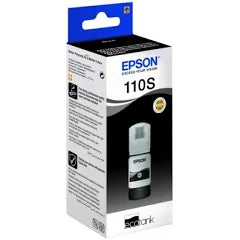 EPSON 110S ECOTANK PIGMENT BLACK INK BOTTLE | Epson Inkjet Cartridges Genuine