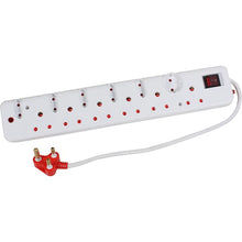12W MPLUG-SURGE 6X16A/6X5A | Extension Cords and Reels