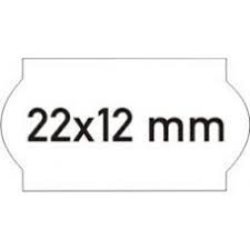 Meto Labels 22X12 White | Price Gun Stickers