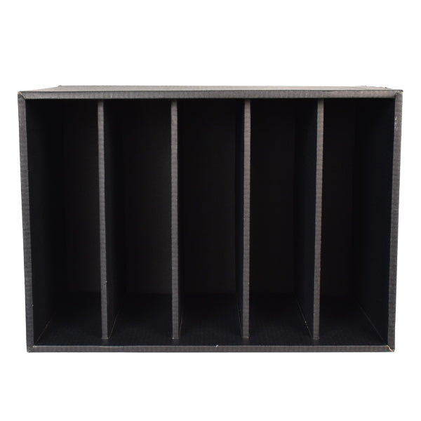 REXEL 5 FILE STORAGE BOX BLACK FLAT PACKED | Stor-A-File