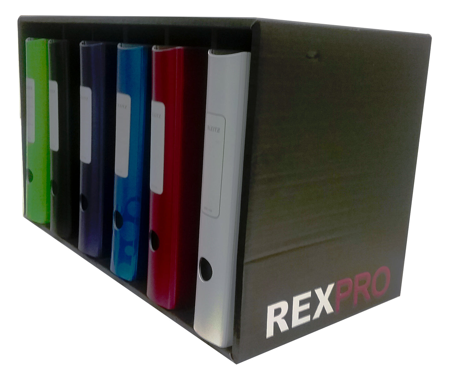 Rexel 6 FILE STORAGE BOX BLACK FLAT PACK | Stor-A-File