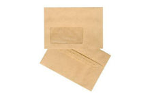C6 Croxley Brown Window Seal Easi Unbanded (Savetime) 114x162 | C6 Envelopes