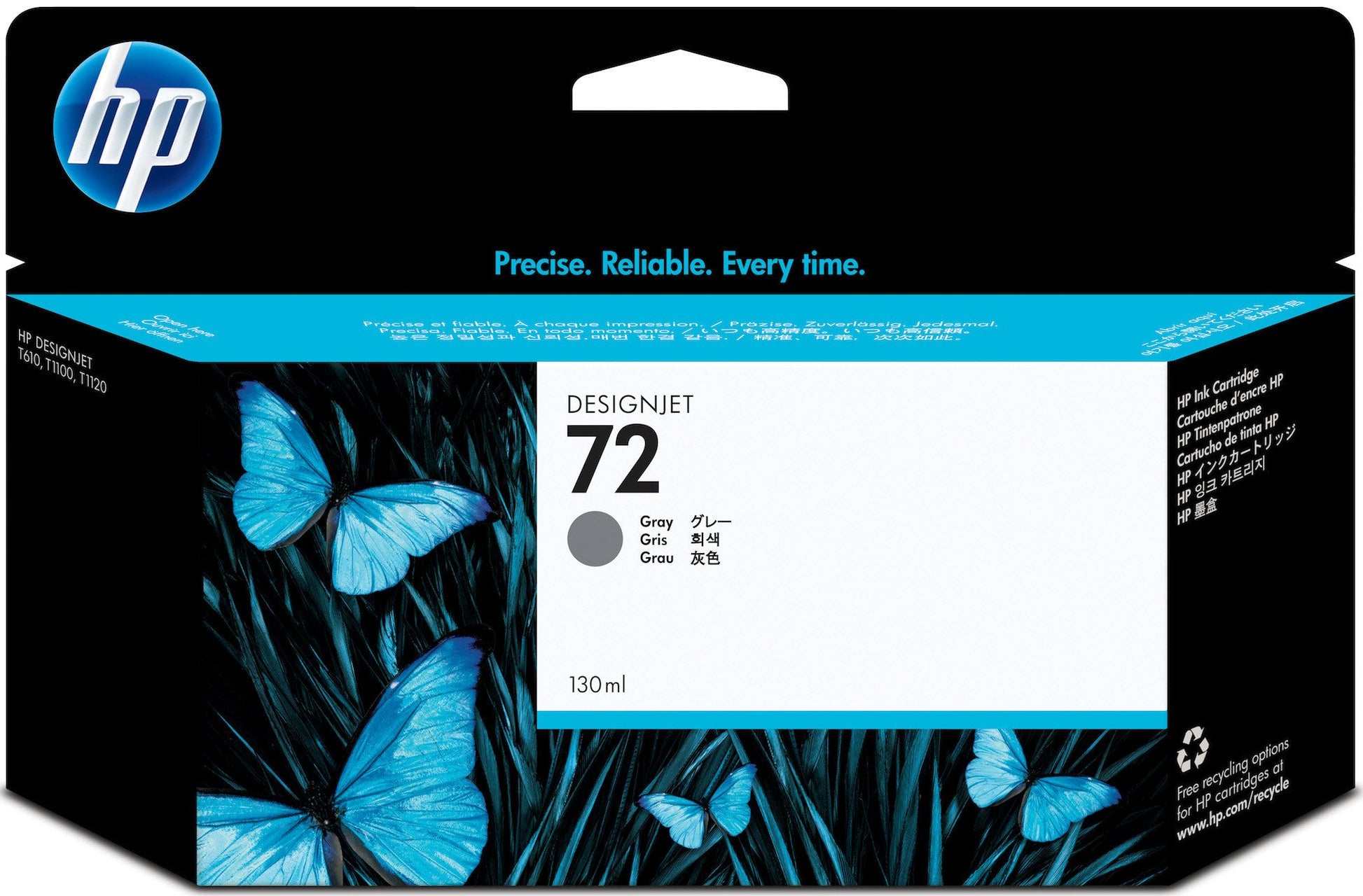 HP 72 130ML Grey Ink Cartridge | Hewlett Packard Inkjet Cartridges Genuine