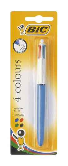 Bic 4 Colours Retractable Ballpoint Pen