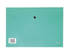 Croxley A4 Envelope with Button - Green PK 12