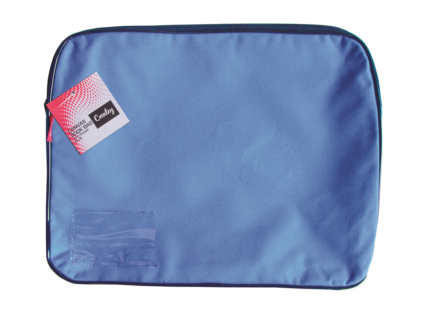 Croxley Canvas Gusset Book Bag Blue