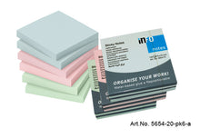 Info Notes 75mmx75mm Pastel 6 Per Pack
