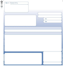 Pastel 2 Part Invoices (1000 Per Box) | Continuous Paper