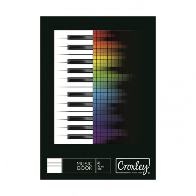 Croxley JD182 32pg Stave Music Book
