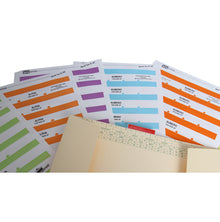 SFS 30mm Numeric Labels Dark Green - 5 sheets/200 Tabs