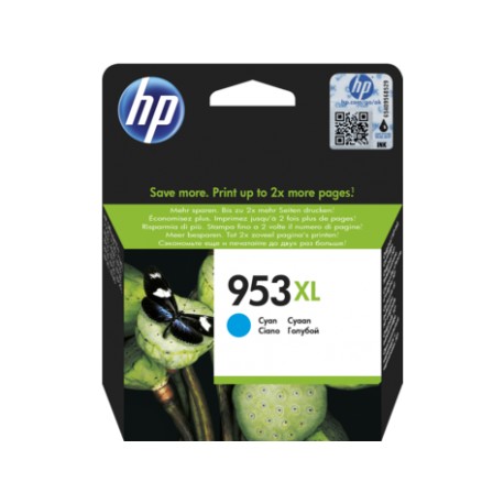 HP 953 High Yield Cyan Ink Cartridge For Officejet Pro 87 | Hewlett Packard Inkjet Cartridges Genuine