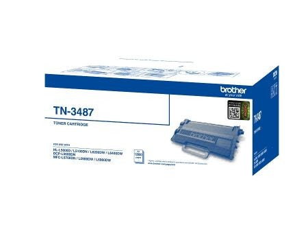 Brother TN3487 Super High Yield Black Toner Cartridge for HLL6400DW; MFCL6900DW | Brother Toner Cartridges Genuine