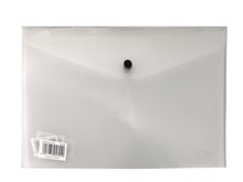 Croxley A4 Envelope with Button - Clear PK 12