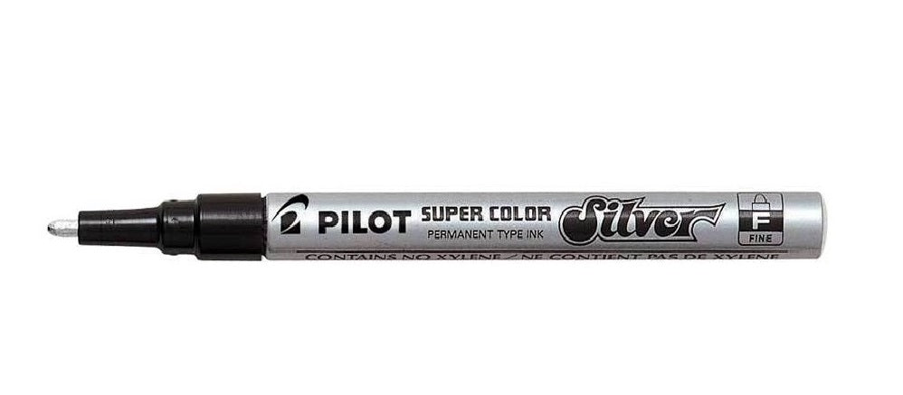 Pilot Super Colour Marker Fine Silver