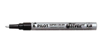Pilot Super Colour Marker Fine Silver
