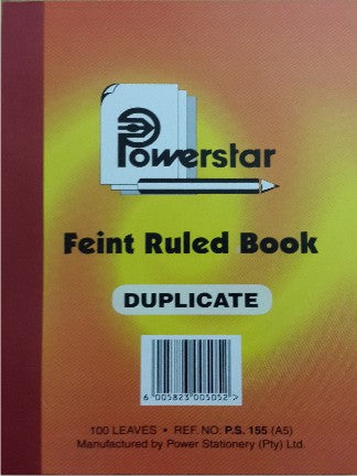 A5 Feint Duplicate 100 Sheets | Pen Carbon Books