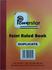 A5 Feint Duplicate 100 Sheets | Pen Carbon Books