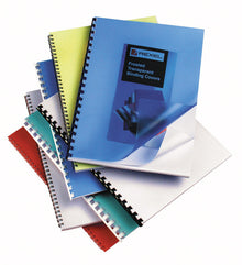 Rexel 100 Clear Frosted Covers