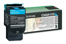Lexmark LC540A1CG Cyan Return Programme Toner Cartridge