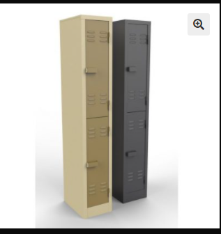 2Tier factory locker in Hammertone Grey | Steel Lockers