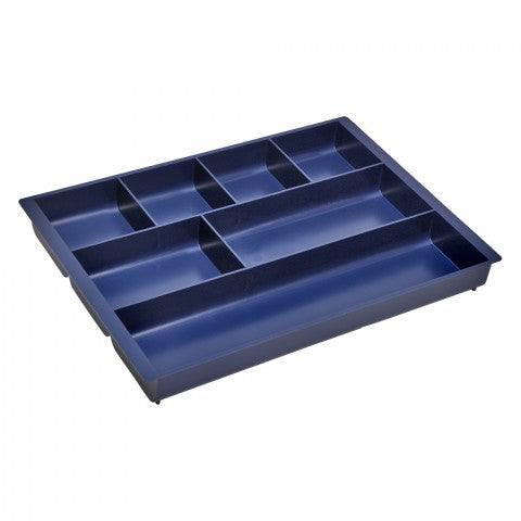 Bantex Desk Drawer Organiser 7 Compartment Blue | Desk Organisers