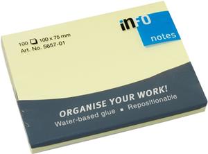 Info Notes 100x75 Yellow