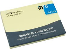 Info Notes 100x75 Yellow
