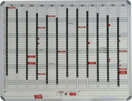 Parrot Year Planner Magnetic 1200mmx900mm