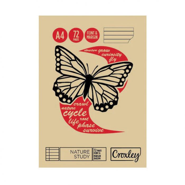 JD432 A4 72Pg Feint & Margin Nature Study Book | Exercise Books