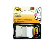 Post It Tape Flags White