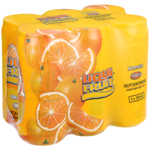 Liqui-Fruit Orange Fruit Juice Blend 6 x 300ml | Juices & Soft Drinks