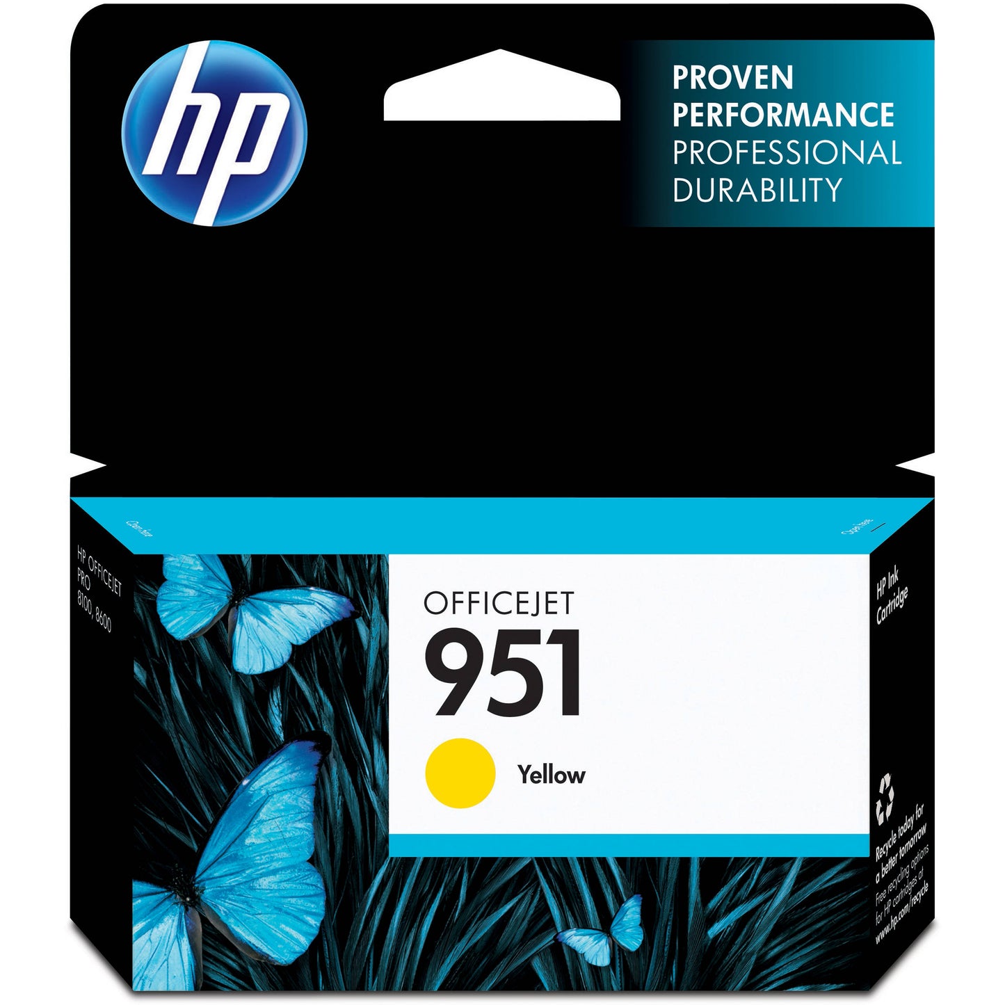 HP 951 YELLOW INK CARTRIDGE FOR OFFICEJET PRO 251DW | Hewlett Packard Toner Cartridges Genuine