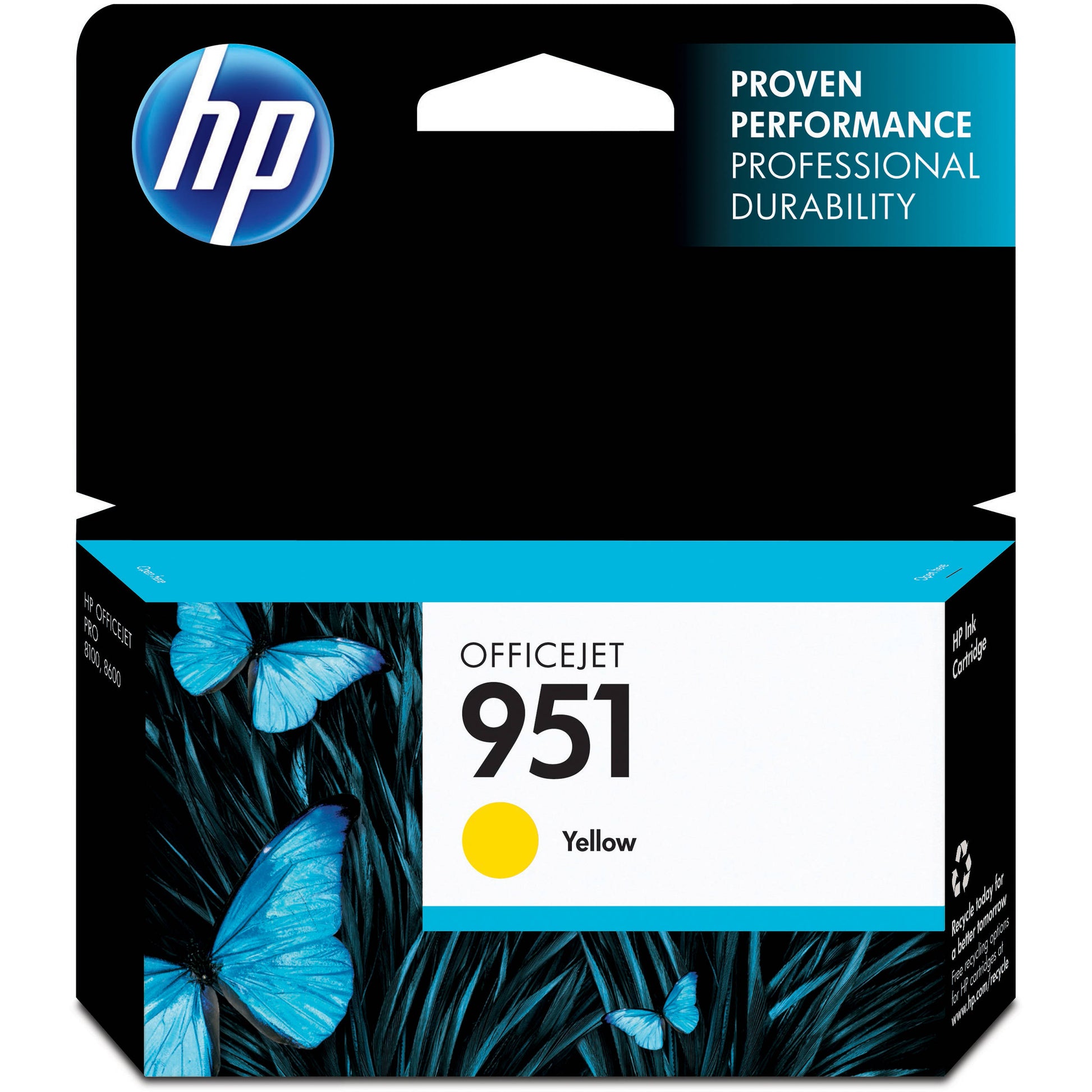 HP 951 YELLOW INK CARTRIDGE FOR OFFICEJET PRO 251DW | Hewlett Packard Toner Cartridges Genuine