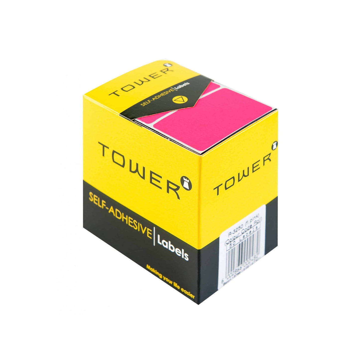 Tower R3250 Labels Flu Pink | Labels