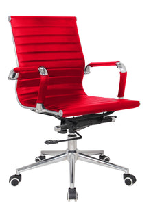 CLASSIC EAMES REPRO MEDIUM BACK - Red | Chairs
