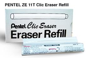 Pentel Clic Eraser Refill 2 Pack