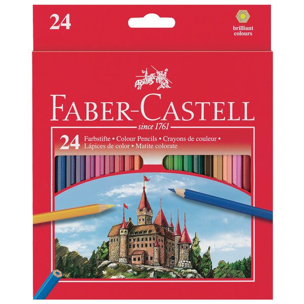 Faber Castell Colour Pencil 24'S Full Hexagonal