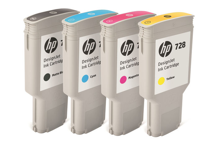 HP 728 MATTE BLACK INK CARTRIDGE T7/830 300ML | Hewlett Packard Inkjet Cartridges Genuine