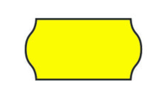 Meto Labels 22X16 Yellow | Price Gun Stickers