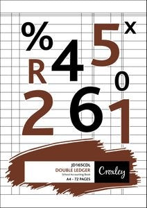 Croxley A4 Bookkeeping Practise book Double Ledger
