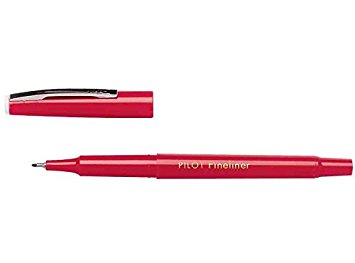 Pilot SW-PPF Fineliner 0.4mm Red | Fineliner Pens