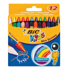 Bic Wax Crayons 12's