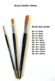 Paint Brush Flat No.12 - Taklon