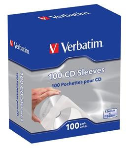 Verbatim CD Single Sleeves (100 Pack)
