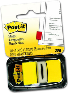 Post It Tape Flags Yellow | Adhesive Note Flags