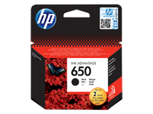 HP 650 Black Ink Cartridge | Hewlett Packard Inkjet Cartridges Genuine