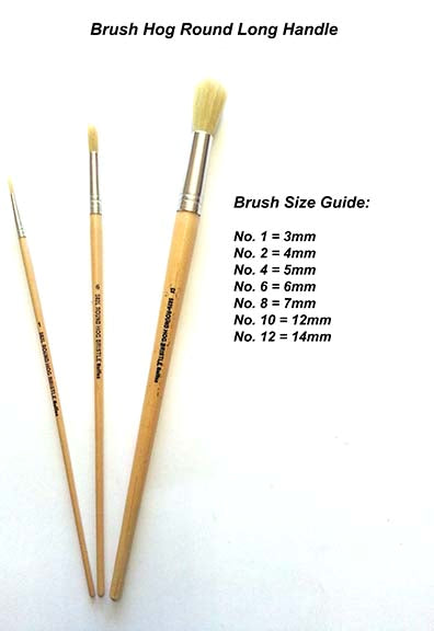 No.1 Flat Hog Brush