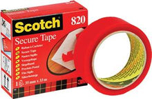 Secure Tape Red Rolls 35mmx33m