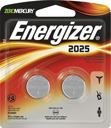 Energizer Battery CR2025 - 2 Pack