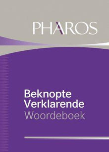 Pharos Beknopte Verklarende Woordeboek | Tweetalige Woordeboek